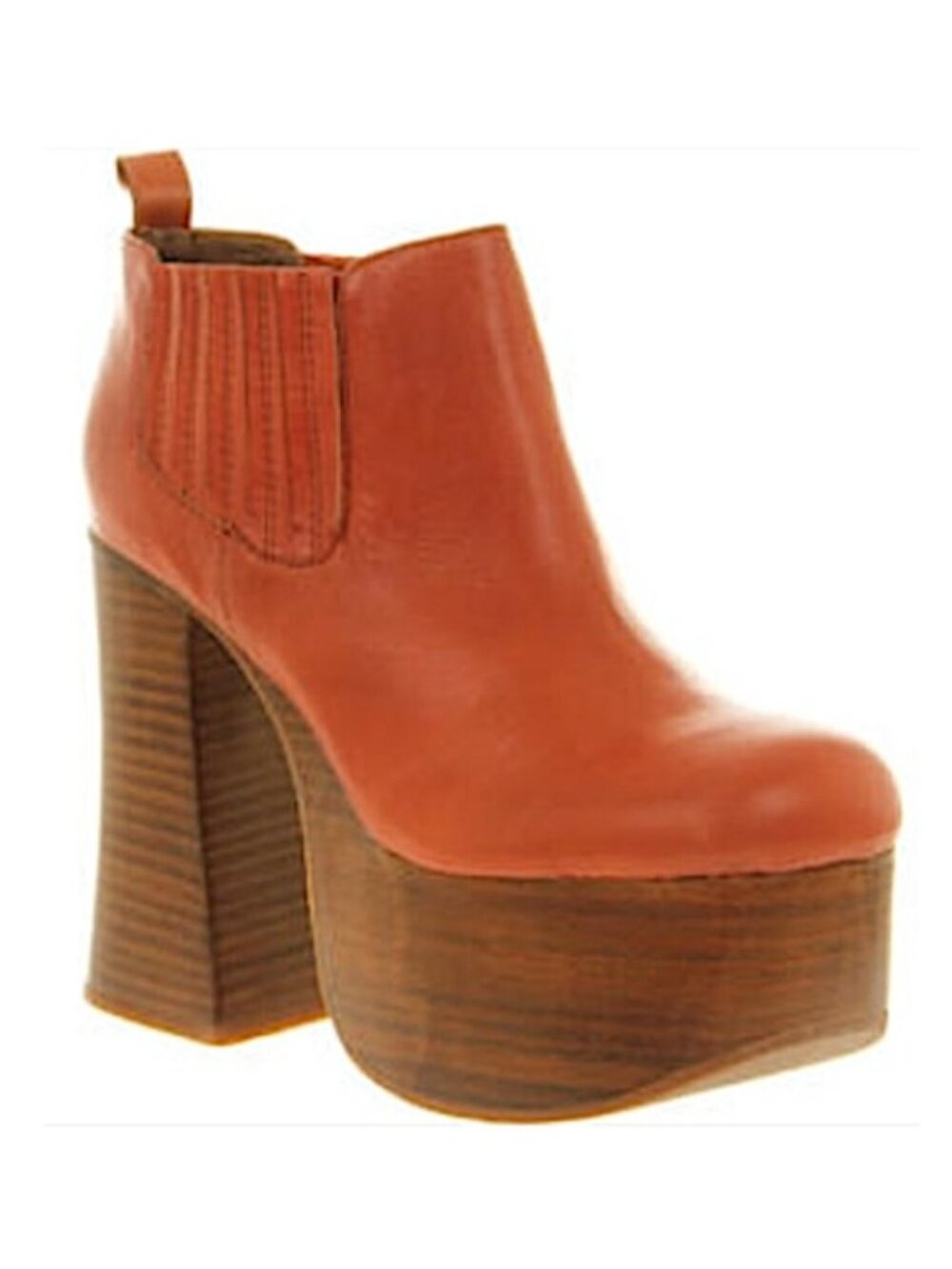 *USED* Super Hot Jeffrey Campbell PUPPY-2 Retro Platform Boots in Tan! Size 9! - Picture 14 of 14